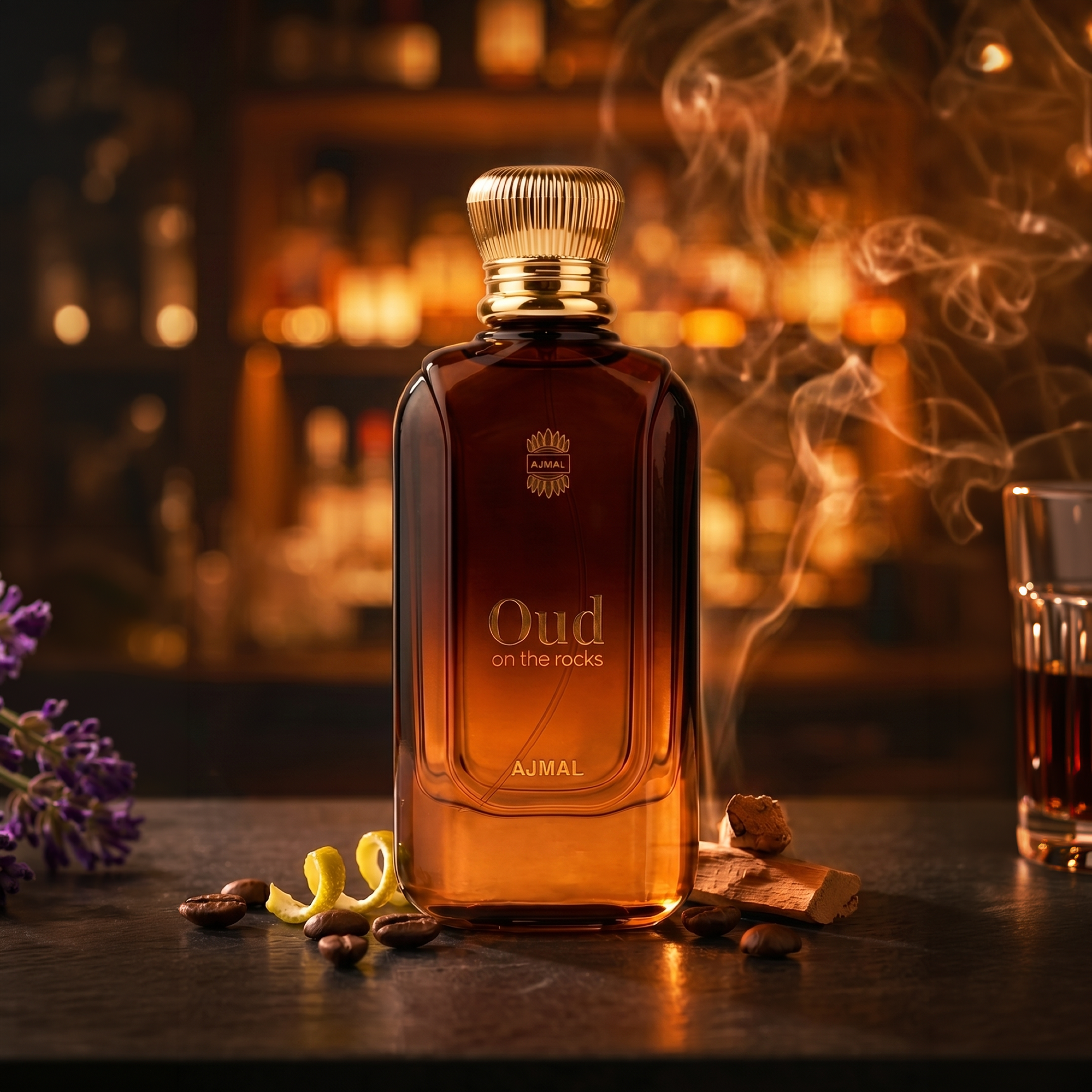 AJMAL น้ำหอมกลิ่นอูดออนเดอะร็อค Oud On The Rocks 100 ml EDP สำหรับผู้ชายและผู้หญิง หอมมั่นใจ และนุ่มนวล ติดทนนาน