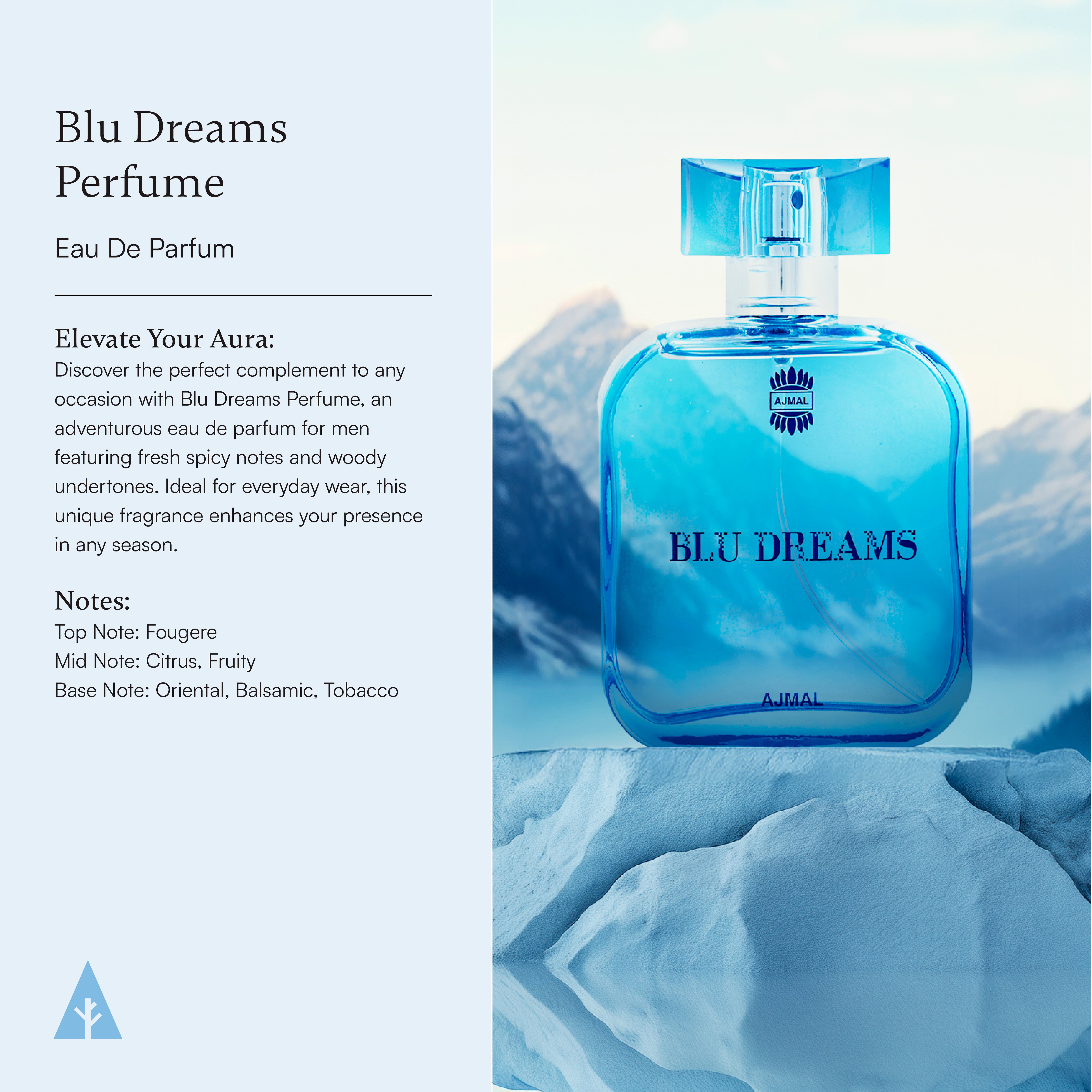 AJMAL Blu Dreams, Dreamy Serene Eau De Parfum for Women – Ajmal